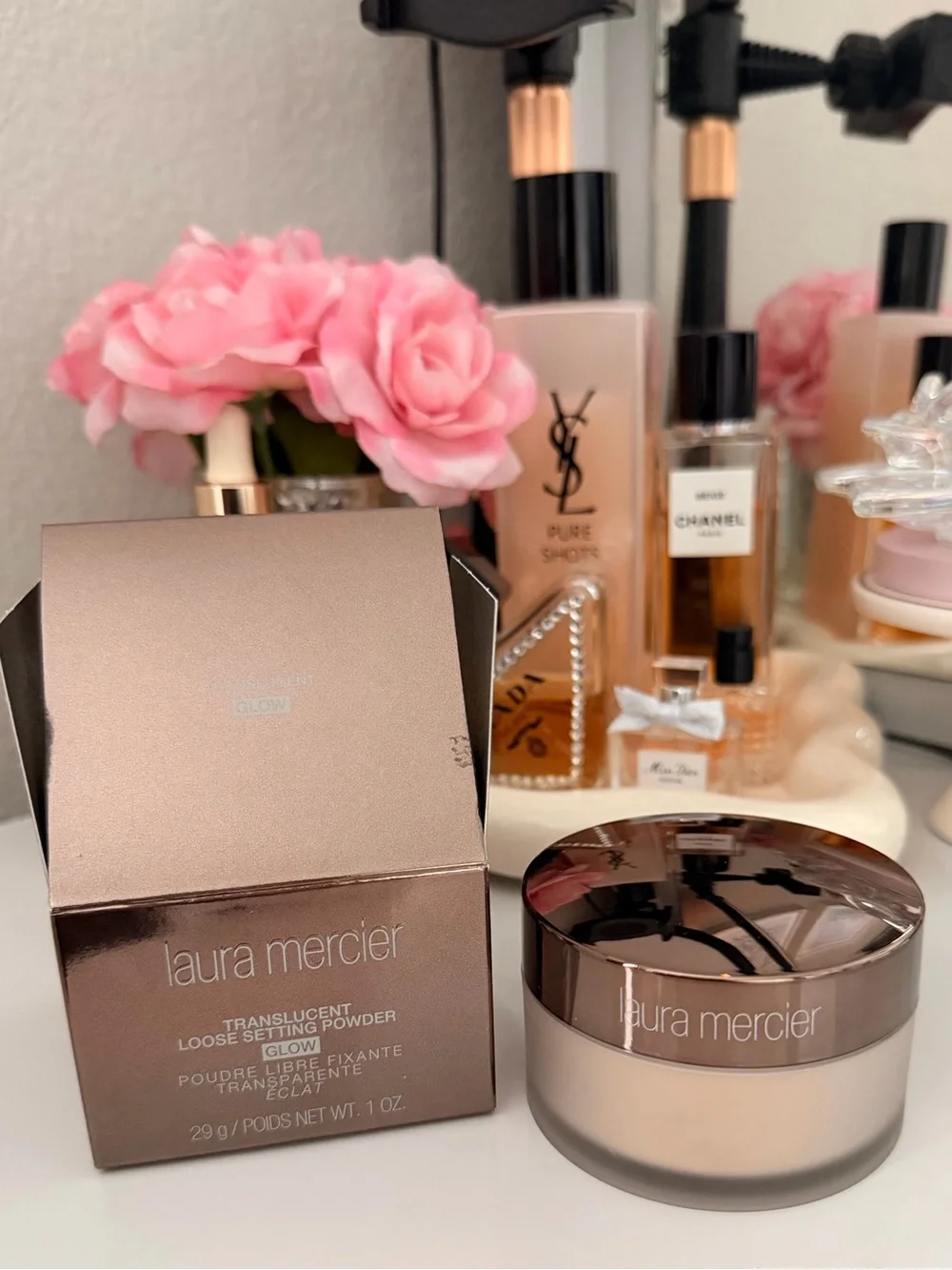 NEW laura mercier Translucent Loose Setting Powder Glow